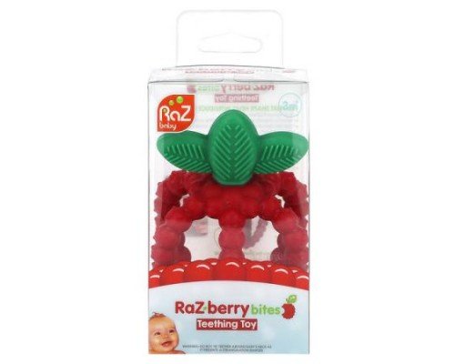 RaZbaby, Raz-Berry Bites Teething Toy, 3m+, 1 Toy