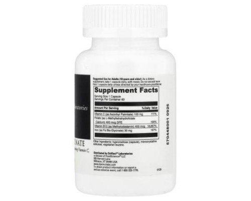 DaVinci Laboratories, Iron Bis-Glycinate, 60 Capsules