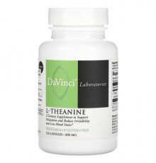DaVinci Laboratories, L-Theanine, 200 mg, 120 Capsules