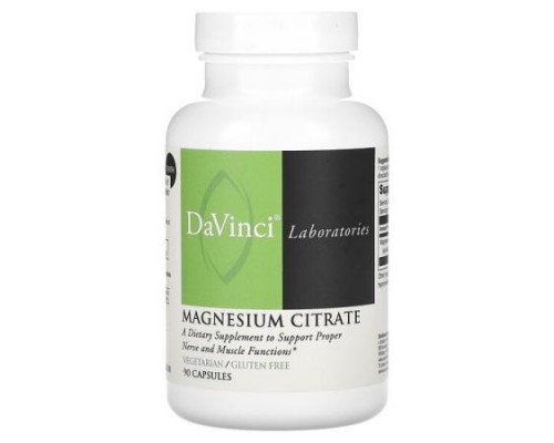 DaVinci Laboratories, Magnesium Citrate, 140 mg , 90 Capsules