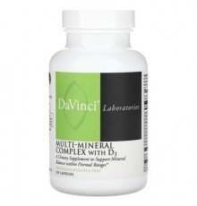 DaVinci Laboratories, Multi-Mineral Complex with D3, 120 Capsules