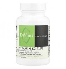 DaVinci Laboratories, Vitamin K2 Plus, 60 Capsules