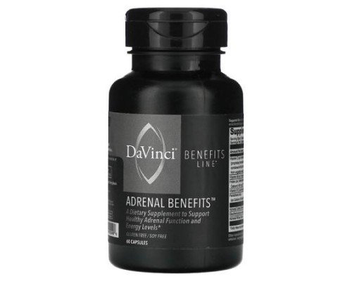 DaVinci Laboratories, Benefits Line, Adrenal Benefits, 60 Capsules