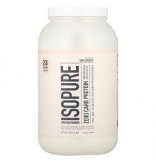 Isopure, Zero Carb Protein Powder, Unflavored, 3 lb (1.36 kg)