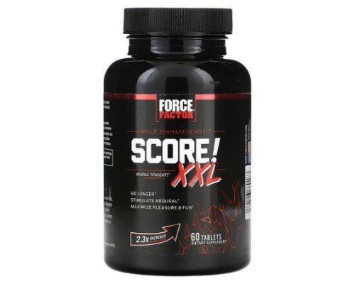 Force Factor, SCORE! XXL®, Male Enhancement, 60 Tablets