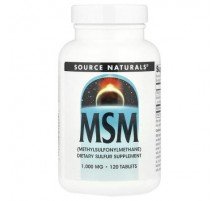 Source Naturals, MSM, 120 Tablets