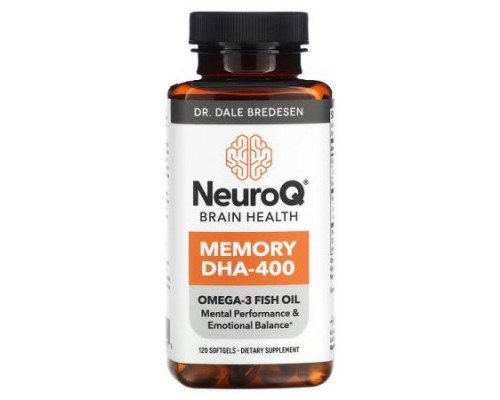 LifeSeasons, NeuroQ Brain Health, Memory DHA-400, 120 Softgels
