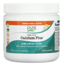 Pure Essence, Ionic Fizz Calcium Plus, Orange-Vanilla, 7.41 oz (210 g)