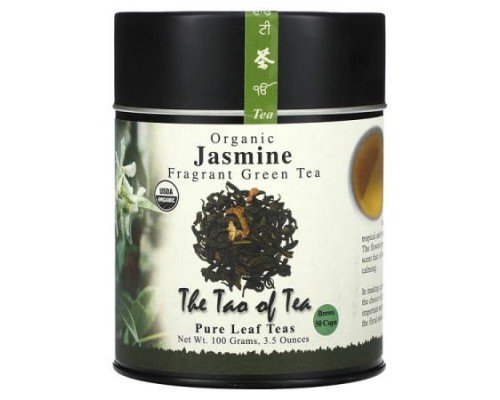 The Tao of Tea, Organic Fragrant Green Tea, Jasmine , 3.5 oz (100 g)