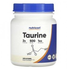 Nutricost, Taurine, Unflavored, 35.7 oz (1 kg)