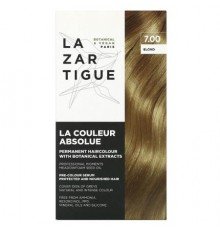 Lazartigue, Permanent Haircolor with Botanical Extracts, 7.00 Blond, 1 Application