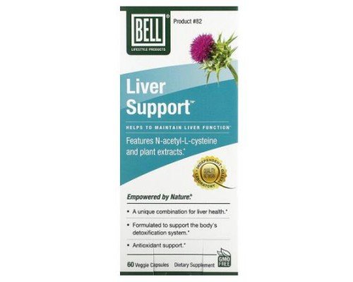 Bell Lifestyle, Liver Support, 60 Veggie Capsules