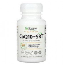 Jigsaw Health, CoQ10 w/ SRT, 60 Capsules (100 mg per Capsule)