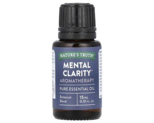Nature's Truth, Pure Essential Oil, Focusing Mental Clarity™, 0.51 fl oz (15 ml)
