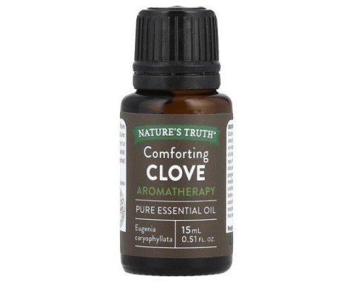 Nature's Truth, Pure Essential Oil, Comforting Clove, 0.51 fl oz (15 ml)