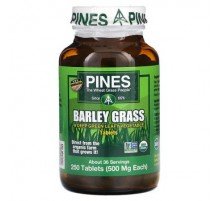 Pines International, Barley Grass, 250 Tablets