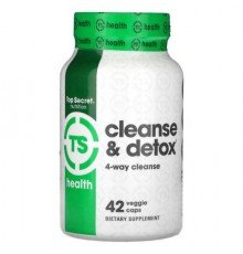 Top Secret Nutrition, Health, Cleanse & Detox, 42 Veggie Caps