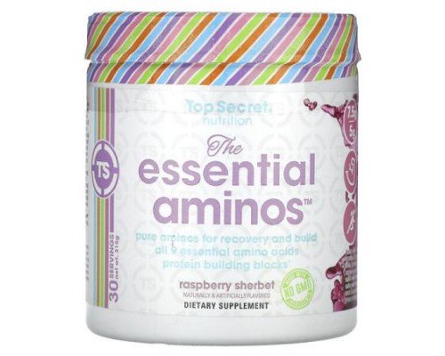 Top Secret Nutrition, The Essential Aminos, Raspberry Sherbet, 11.11 oz (315 g)