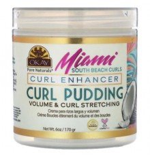 Okay Pure Naturals, Miami South Beach Curls, Curl Pudding, 6 oz (170 g)