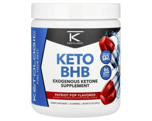 KetoLogic, Keto BHB, Patriot Pop, 8.9 oz (249 g)