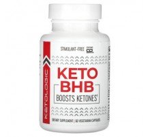 KetoLogic, Keto BHB, 60 Vegetarian Capsules