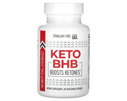 KetoLogic, Keto BHB, 60 Vegetarian Capsules