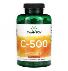 Swanson, C-500, 500 mg, 500 Tablets
