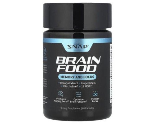 Snap Supplements, Brain Food, 60 Capsules
