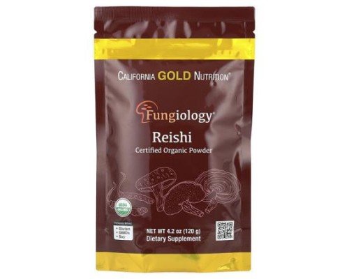 California Gold Nutrition, Fungiology®, Certified Organic Reishi Powder, 4.2 oz (120 g)
