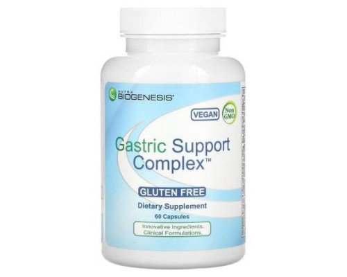 Nutra BioGenesis, Gastric Support Complex, 60 Capsules