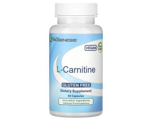 Nutra BioGenesis, L-Carnitine, 500 mg, 60 Capsules
