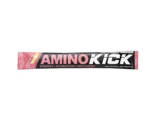 NutraBio, Amino Kick, Raspberry Lemonade, 1 Stick Pack, 0.32 oz (9.2 g)