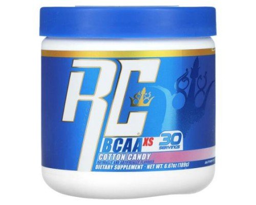 Ronnie Coleman, Vital Edition, BCAA XS, Cotton Candy, 6.67 oz (189 g)
