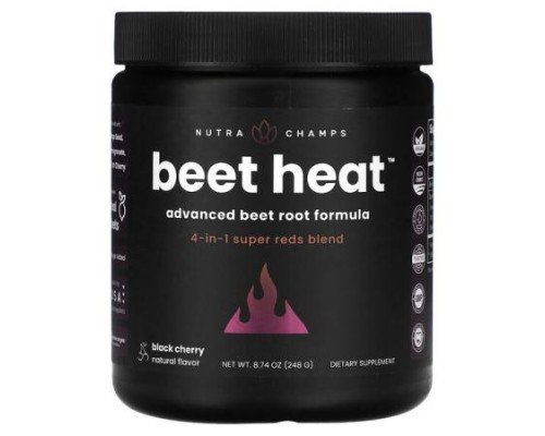 NutraChamps, Beet Heat, Black Cherry, 8.74 oz (248 g)
