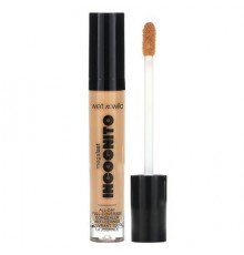 wet n wild, MegaLast, Incognito, All-Day Full Coverage Concealer, 1114050 Medium Golden, 0.18 fl oz (5.5 ml)