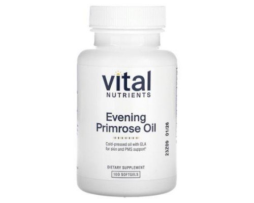 Vital Nutrients, Evening Primrose Oil , 100 Softgels