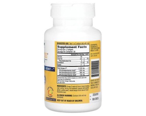 OceanBlue, Professional, Omega-3 2100, High-Potency, Natural Orange, 60 Softgels (1,050 mg per Softgel)