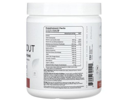 TypeZero, Clean Pre Workout, Fruit Punch, 11.3 oz (319 g)
