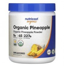 Nutricost, Organic Pineapple Powder, Unflavored, 8 oz (227 g)