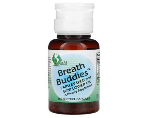 World Organic, Breath Buddies, 180 Softgel Capsules