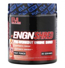 EVLution Nutrition, ENGN Shred, Pre-Workout Engine Shred, Fruit Punch, 8.68 oz (246 g)