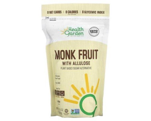Health Garden, Monk Fruit with Allulose, 16 oz (454 g)