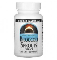 Source Naturals, Broccoli Sprouts Extract, 60 Tablets (125 mg per Tablet)