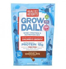Healthy Heights, Grow Daily, Whey Protein & Nutrition Mix, For Kids 3+, Chocolate, 21.7 oz (616 g)