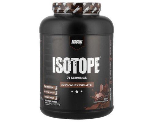 Redcon1, Isotope®, 100% Whey Isolate, Chocolate, 4.9 lb (2,222 g)