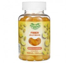 Human Beanz, Fiber Jelly Beans, Lemon Blast, 150 Jelly Beans