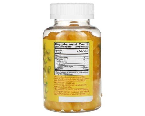 Human Beanz, Fiber Jelly Beans, Lemon Blast, 150 Jelly Beans