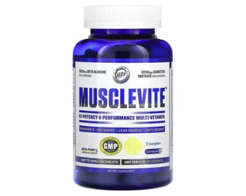 Hi Tech Pharmaceuticals, Musclevite, Hi-Potency & Performance Multi-Vitamin, 180 Tablets