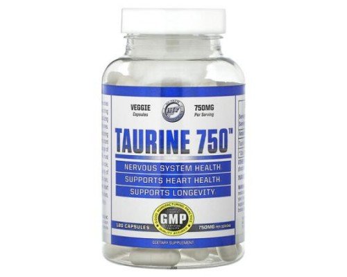 Hi Tech Pharmaceuticals, Taurine 750, 750 mg, 120 Capsules