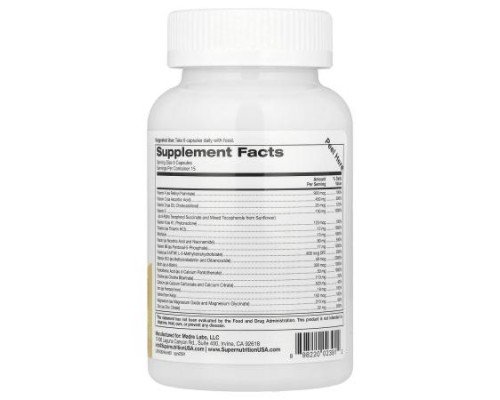 Super Nutrition, Super Immune+ Multivitamin with Super Adaptogens, Vitamin C, Vitamin D, Zinc, and Beta Glucan, 90 Veggie Capsules